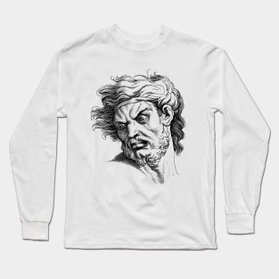 Anger by Charles Le Brun Long Sleeve T-Shirt